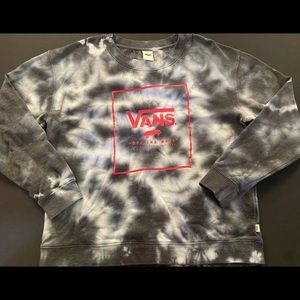 Crew Neck Tie Dye Vans